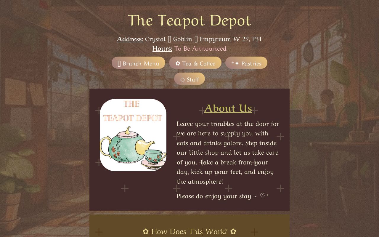 ☕The Teapot Depot